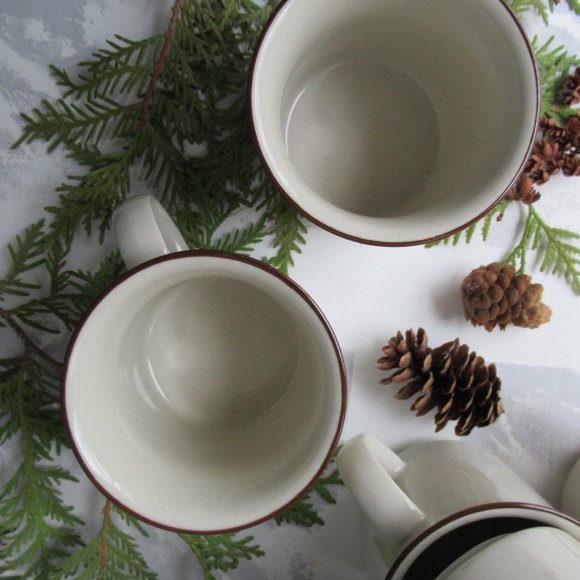 Stoneware 6 Mugs by Carla, Japan - Picture 11 of 13